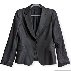 Tahari Vintage Blazer Charcoal/Black size 8